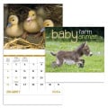 Good Value™ Baby Farm Animals - Stapled Calendar