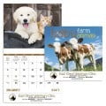 Good Value™ Baby Farm Animals - Stapled Calendar