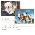 Good Value™ Baby Farm Animals - Stapled Calendar