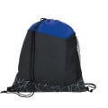 Reflective Geometric Drawstring Backpack