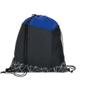 Reflective Geometric Drawstring Backpack