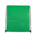 Reflective Geometric Drawstring Backpack