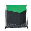 Reflective Geometric Drawstring Backpack