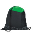 Reflective Geometric Drawstring Backpack