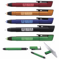 Colorful Light Up Pen with Stylus and Phone Holder