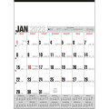 Yearly Record® Gray with Red Calendar