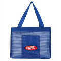 Sheer Striped Tote Bag
