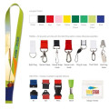 Universal Source® 3/8" Polyester 4 Color Lanyard
