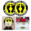 PPE Floor Decal, 6 Ft Apart Social Distance Sticker