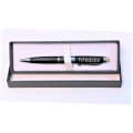 Executive High Carbon Fiber Brass Stylus Pen w/ Gift Case