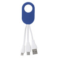 3-In-1 Charging Buddy With Carabiner Clip