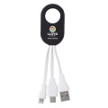 3-In-1 Charging Buddy With Carabiner Clip