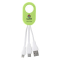 3-In-1 Charging Buddy With Carabiner Clip