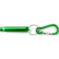 Whistle with carabiner key chain