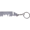 Truck shape bottle opener keychain