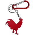 Rooster Shape Bottle Opener with Key Chain & Carabiner