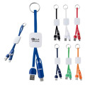 Slide Charging Cables on Key Ring