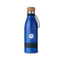 19 oz Double Wall Vacuum Insulated Bottle With Cork Lid