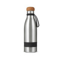 19 oz Double Wall Vacuum Insulated Bottle With Cork Lid