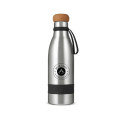 19 oz Double Wall Vacuum Insulated Bottle With Cork Lid
