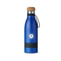 19 oz Double Wall Vacuum Insulated Bottle With Cork Lid