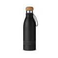 19 oz Double Wall Vacuum Insulated Bottle With Cork Lid
