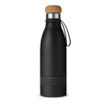 19 oz Double Wall Vacuum Insulated Bottle With Cork Lid