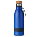 19 oz Double Wall Vacuum Insulated Bottle With Cork Lid