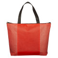 Tonal Non-Woven Zipper Trade Show Tote Bag