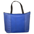 Tonal Non-Woven Zipper Trade Show Tote Bag