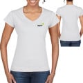 Gildan® Softstyle® Ladies V-Neck T-Shirt - 4.5 oz.