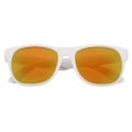 Rubberized Mirrored Sunglasses