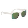 Rubberized Mirrored Sunglasses