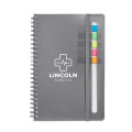 Semester Spiral Notebook With Sticky Flags 6.25" x 8.5".