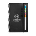 Semester Spiral Notebook With Sticky Flags 6.25" x 8.5".