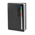 Semester Spiral Notebook With Sticky Flags 6.25" x 8.5".