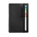 Semester Spiral Notebook With Sticky Flags 6.25" x 8.5".