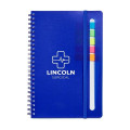 Semester Spiral Notebook With Sticky Flags 6.25" x 8.5".