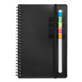 Semester Spiral Notebook With Sticky Flags 6.25" x 8.5".