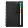 Semester Spiral Notebook With Sticky Flags 6.25" x 8.5".
