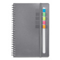 Semester Spiral Notebook With Sticky Flags 6.25" x 8.5".