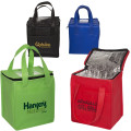Non-Woven Cubic Lunch Cooler Bag With ID Slot
