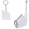 House Tape Measure Key Chain 3'