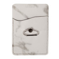 Leeman Marble Card Holder With Metal Ring Phone Stand