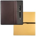 Leeman Tuscany Textured Journal And Executive Stylus Pen...