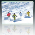 Leeman Atrium Glass Large Desk Photo Frame