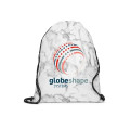 Marble Non-Woven Drawstring Bag