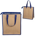 Jute Lunch Cooler Tote Bag