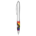 Rainbow Pride LGBTQ+ Recycled ABS Ballpoint Pen.