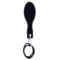 Hair Brush with Rubber Band and Carabiner